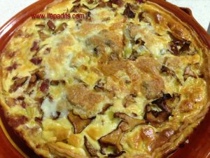 Recepta de Quiche de rossinyols i porro, una proposta saludable i fàcil de fer